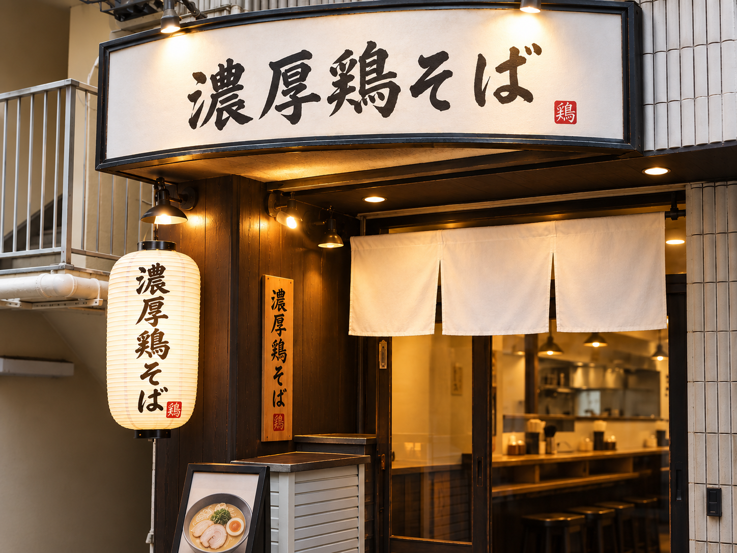 鶏白湯ラーメン